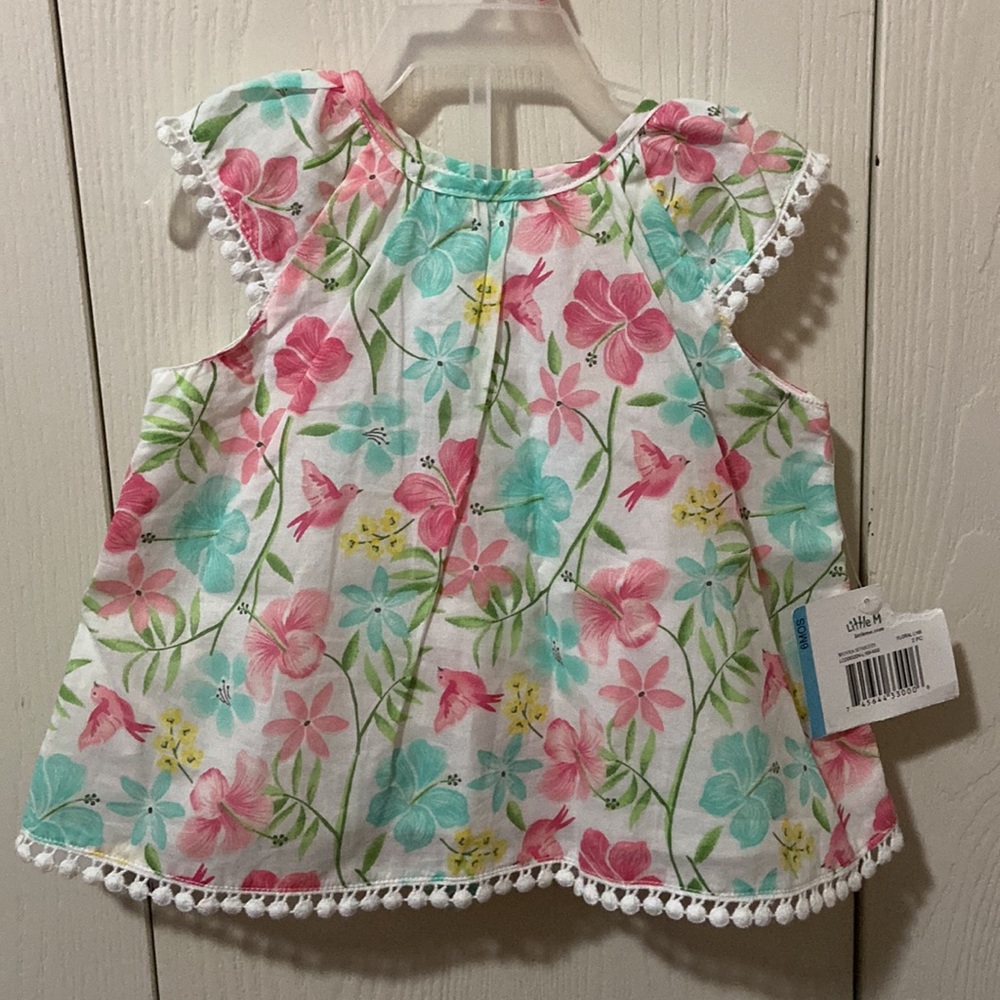 Little Me Floral Tunic and Bloomer Shorts